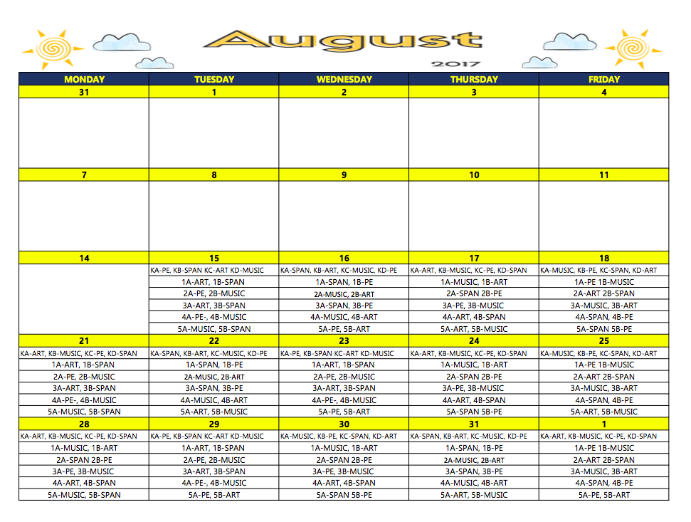 Schedules/Updates Nectur